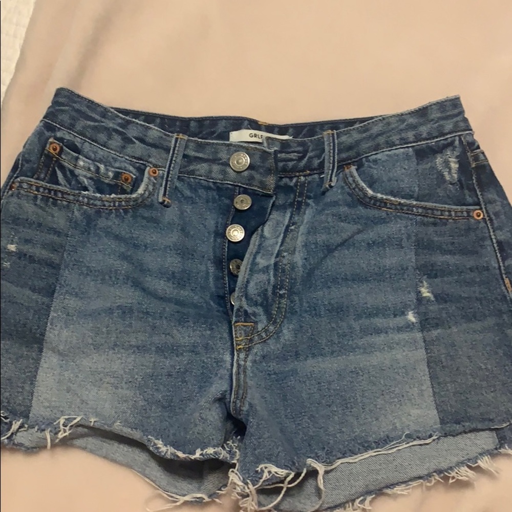 GRLFRND denim shorts